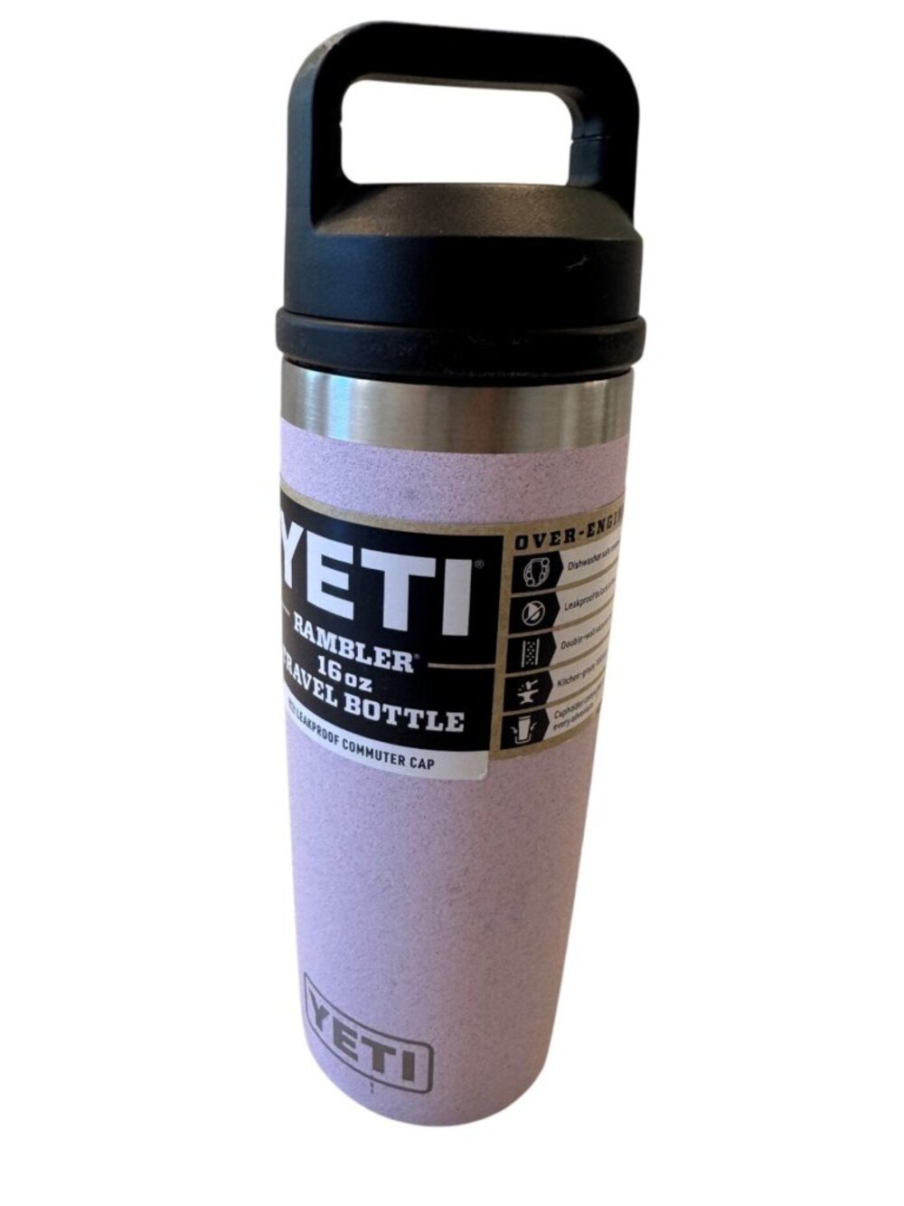 Yeti Rambler 16oz Travel Bottle Commuter Cap Cherry Blossom NWT